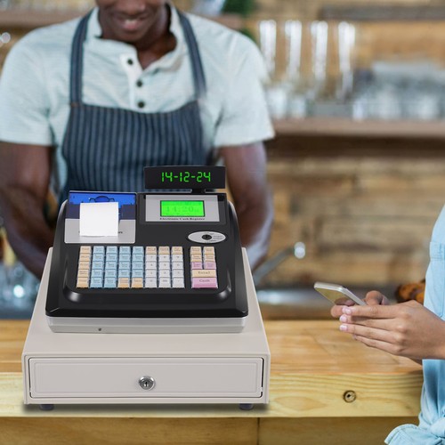 Electronic cash register shop - electronic,