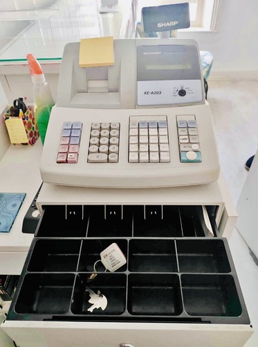 Cash register till sharp - till,