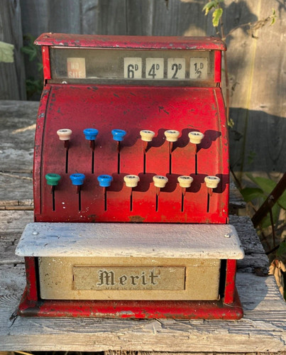 Vintage 1950s merit metal toy - merit,