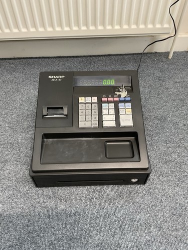 Sharp a137 cash register - cash,
