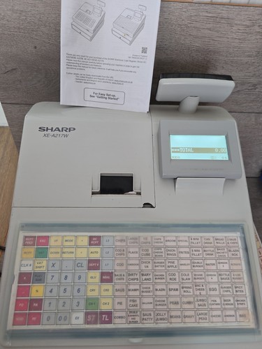 Sharp a217w electronic cash - sharp,