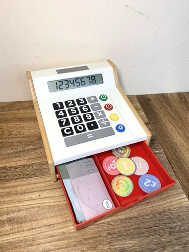 Ikea wooden till cash register - till,