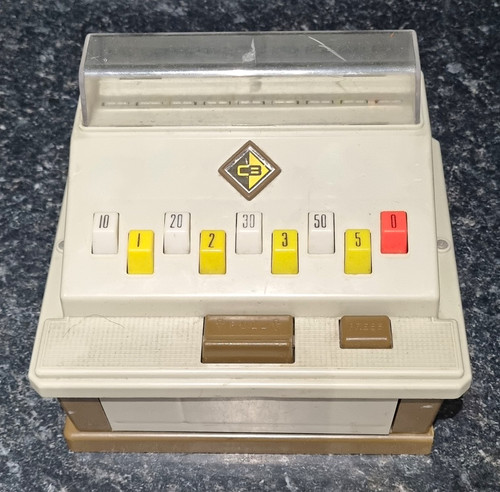 Vintage toy cash register - vintage,