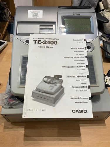 Casio 2400 electronic cash - electronic,
