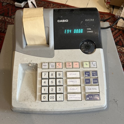 Casio 160 till cash - casio, cr-b