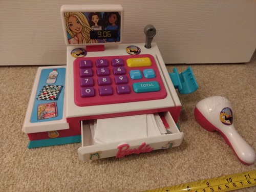 Barbie pink cashier till - barbie,